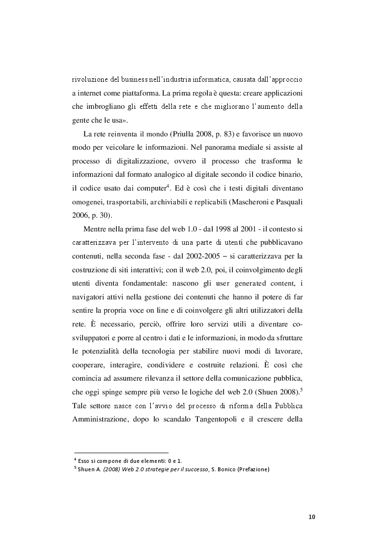 Anteprima della tesi: Le priorità del digitale e la svolta 3.0 del comune di Pesaro, Pagina 8
