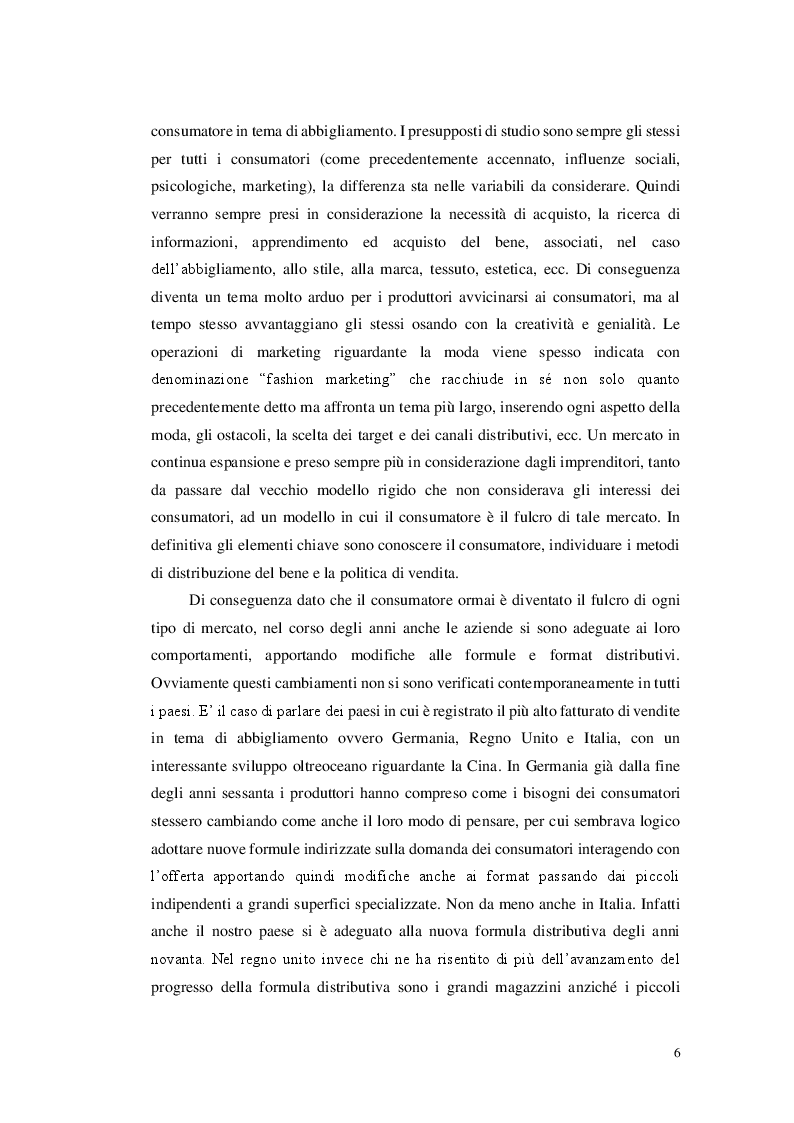 Anteprima della tesi: Il comportamento del consumatore nel comparto cheap fashion. Il caso Zara, Pagina 3