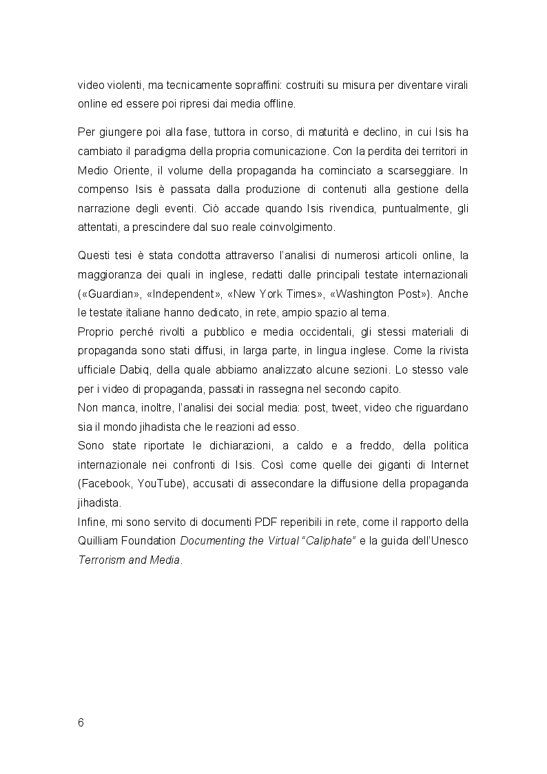 Anteprima della tesi: ISIS, know-how occidentale a servizio della propaganda jihadista, Pagina 4