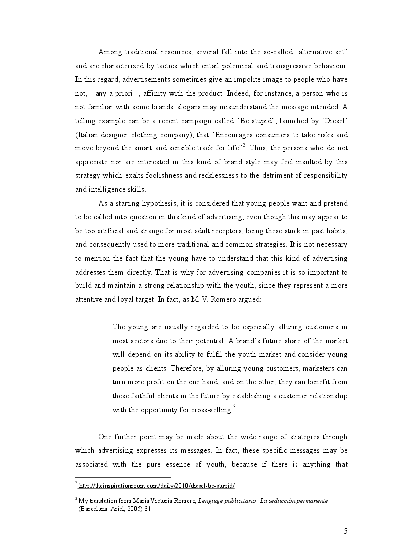 Anteprima della tesi: Youth Culture influence(d) on/by advertising strategies, Pagina 3
