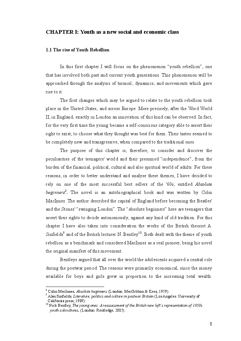 Anteprima della tesi: Youth Culture influence(d) on/by advertising strategies, Pagina 6