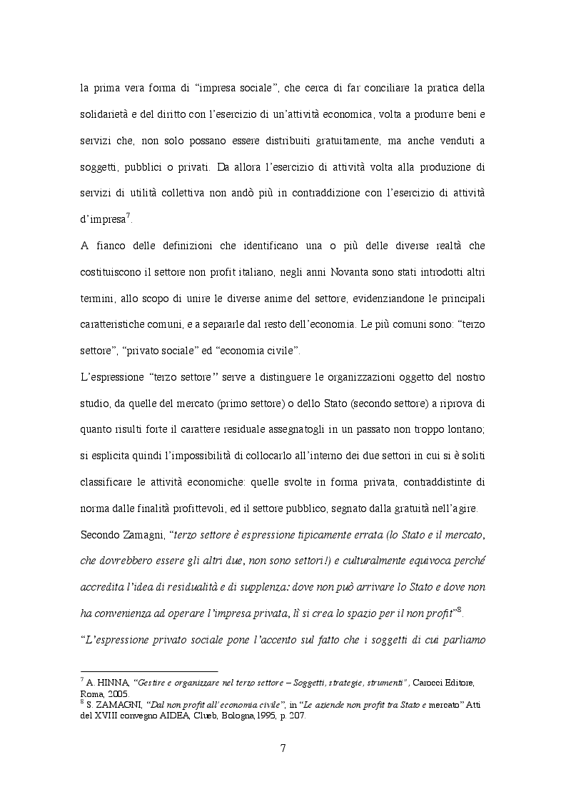 Anteprima della tesi: Corporate governance delle organizzazioni no profit, Pagina 4