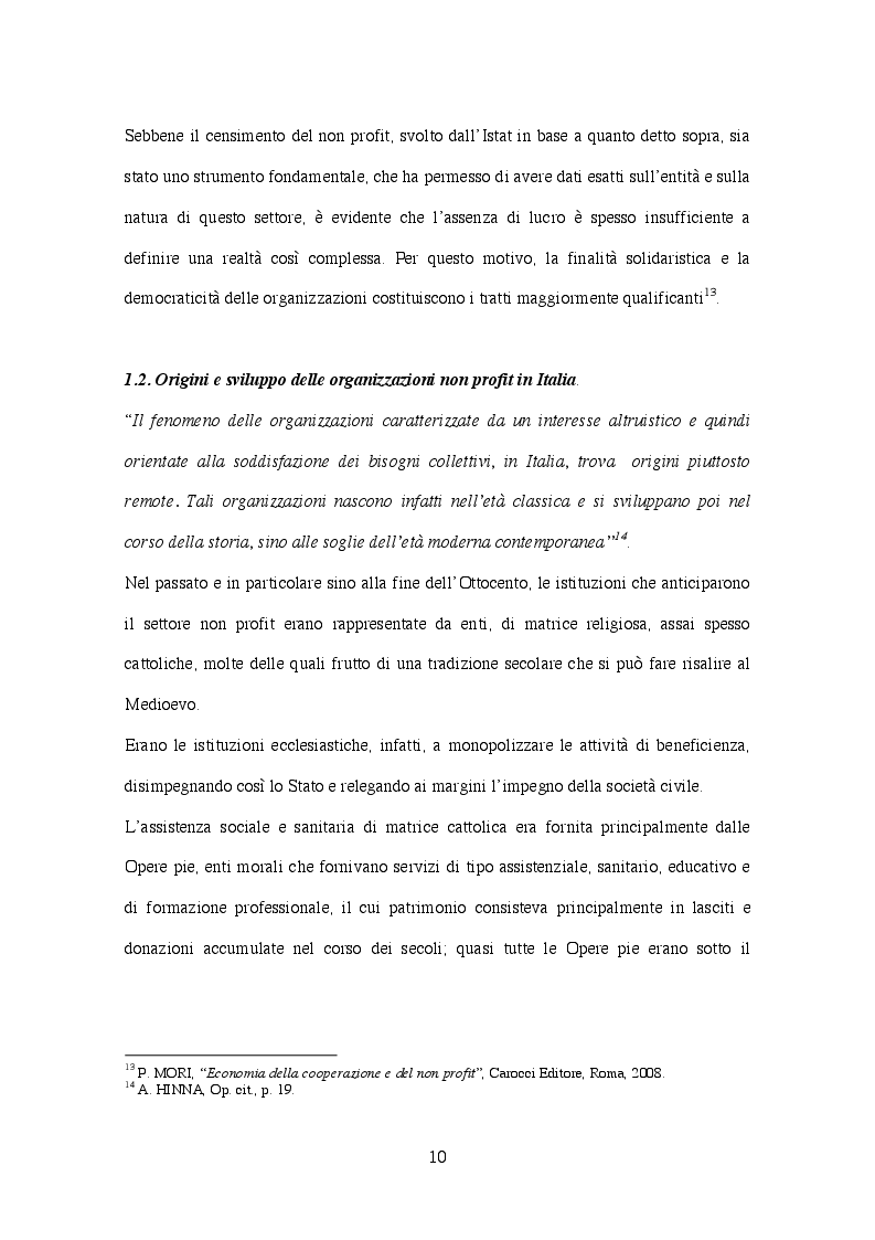 Anteprima della tesi: Corporate governance delle organizzazioni no profit, Pagina 7