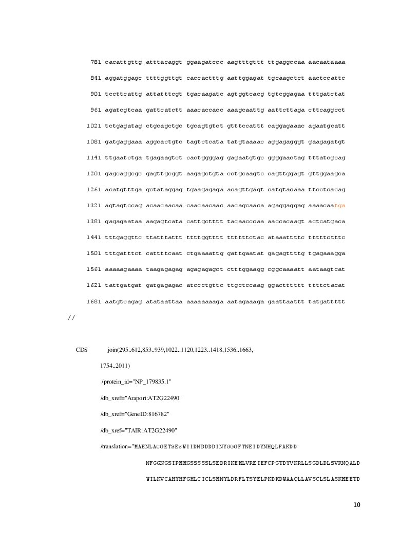 Anteprima della tesi: Analisi comparativa dei geni del ciclo cellulare in A. Thaliana e S. Cerevisiae, Pagina 8