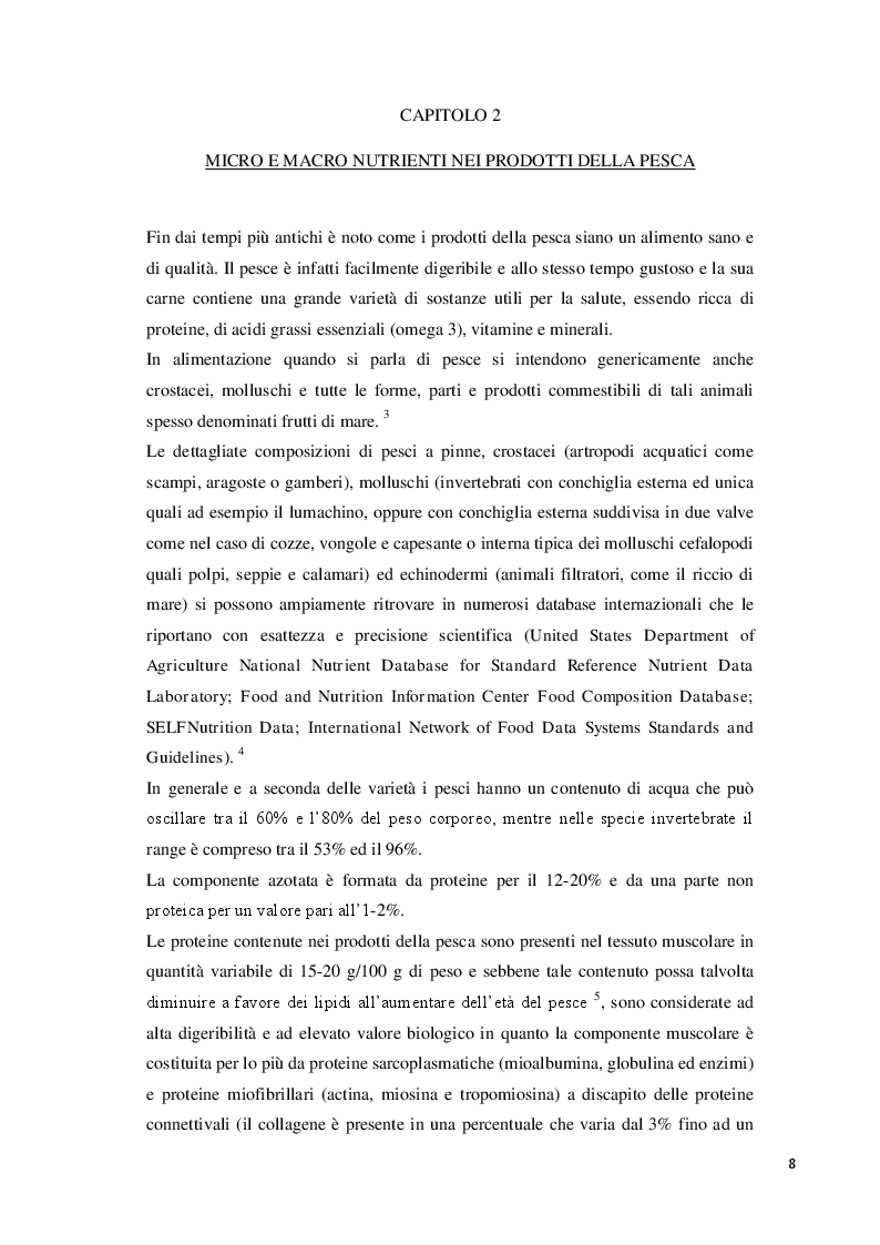 Anteprima della tesi: Consumo abituale di pesce nella popolazione ligure: effetti attesi sulla salute, Pagina 4