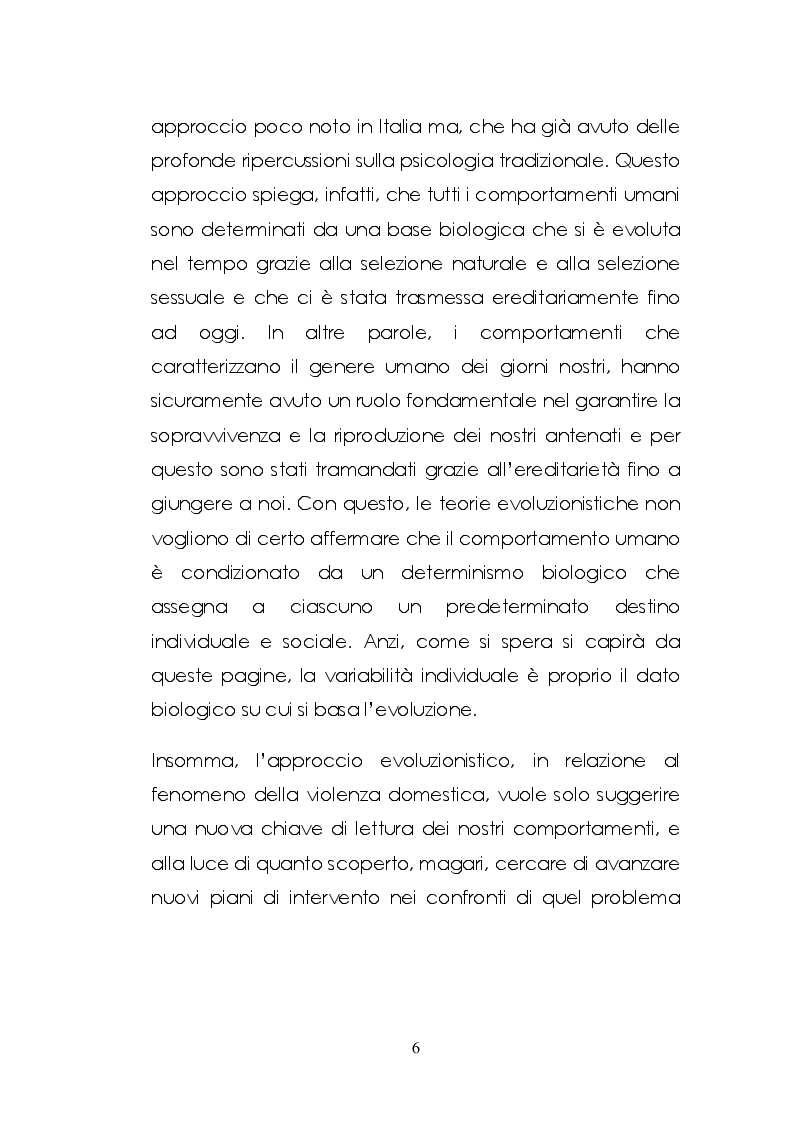 Anteprima della tesi: Le Radici Evoluzionistiche della Violenza sulle Donne, Pagina 3