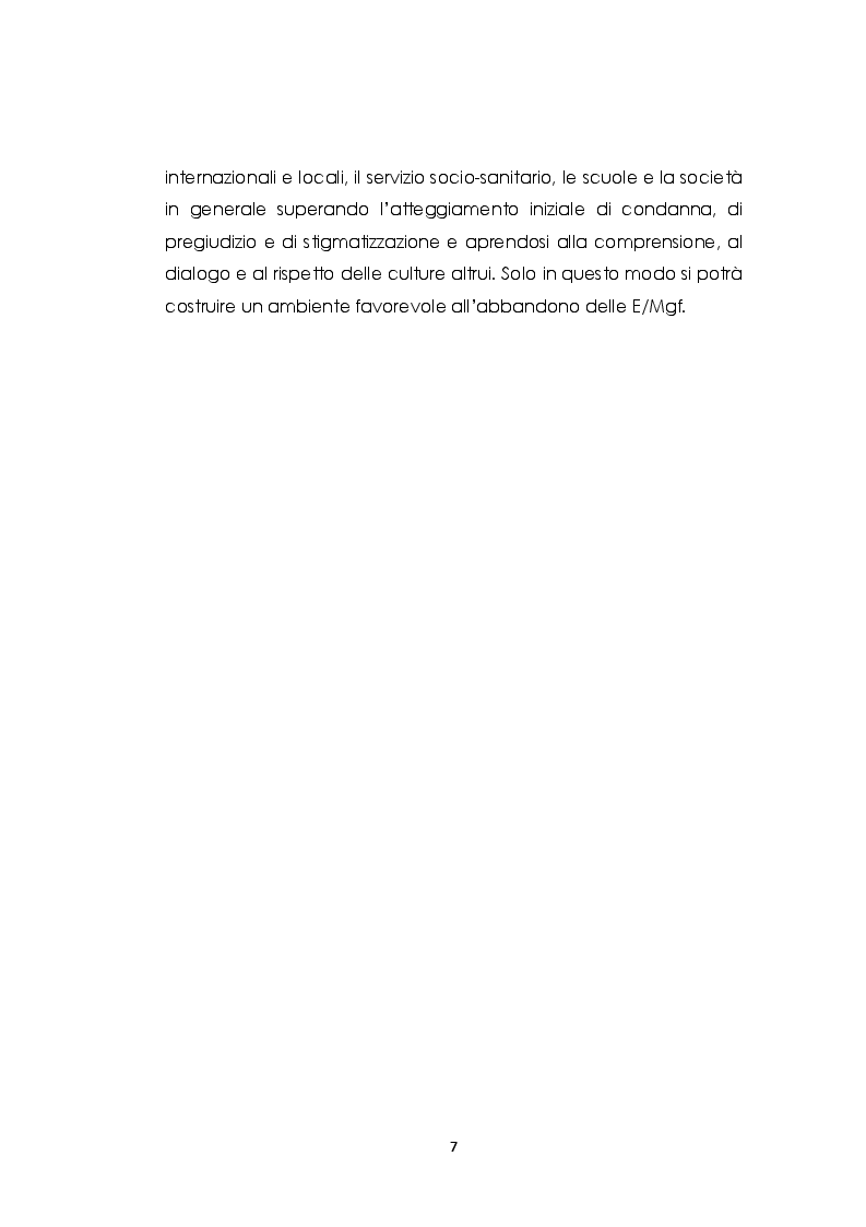 Anteprima della tesi: Le mutilazioni genitali femminili: fra etnocentrismo e relativismo culturale, Pagina 4