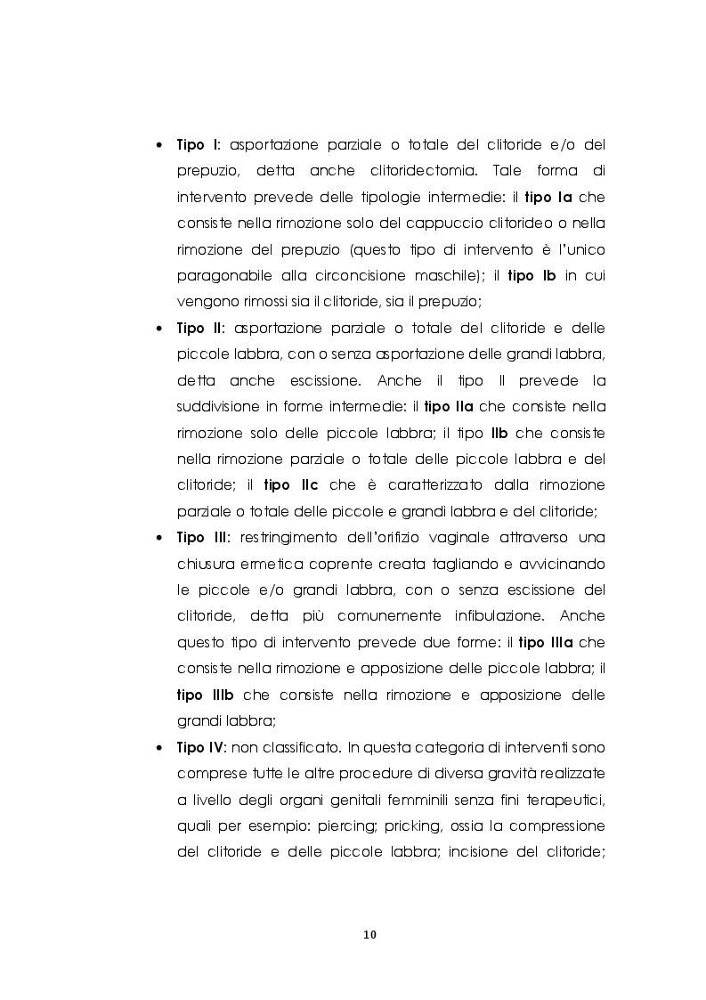 Anteprima della tesi: Le mutilazioni genitali femminili: fra etnocentrismo e relativismo culturale, Pagina 7