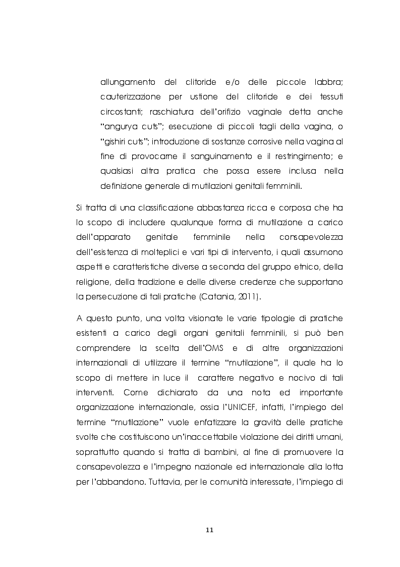 Anteprima della tesi: Le mutilazioni genitali femminili: fra etnocentrismo e relativismo culturale, Pagina 8
