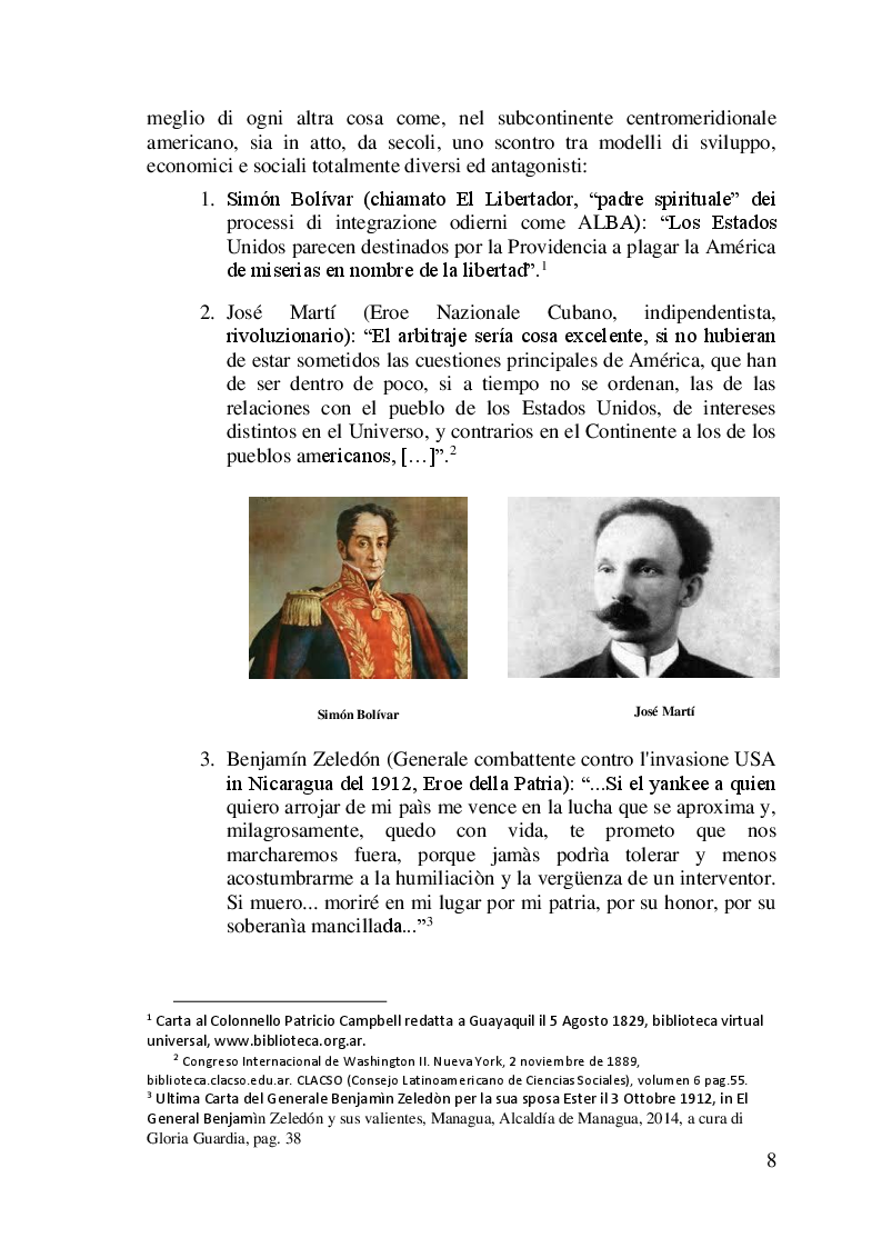 Anteprima della tesi: I difficili rapporti USA-ALC e gli sviluppi del regionalismo anti-egemonico, Pagina 5