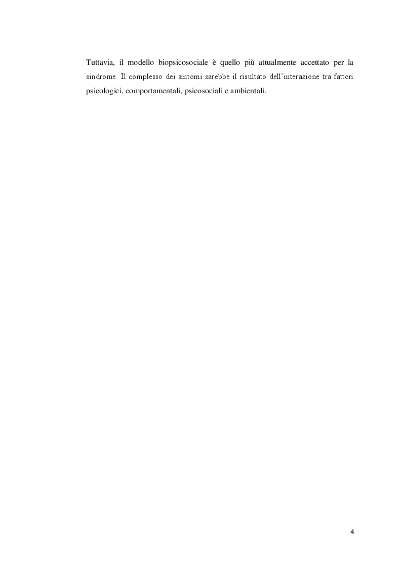 Anteprima della tesi: La sindrome dell’intestino irritabile: aspetti generali, correlazione con il sistema nervoso enterico e trattamenti terapeutici, Pagina 3