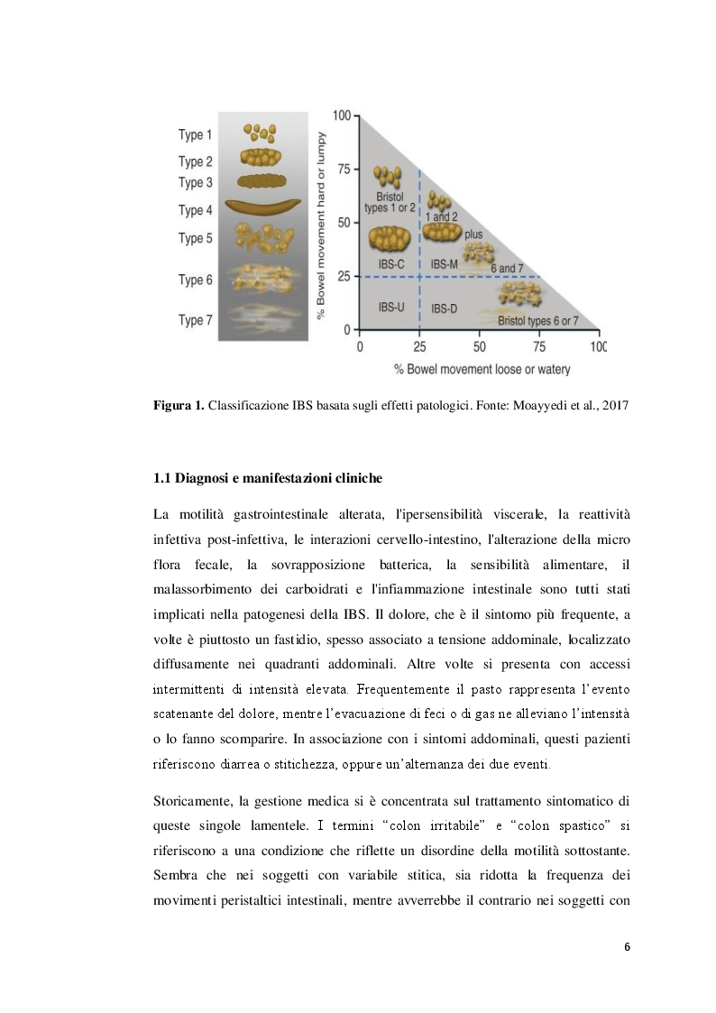 Anteprima della tesi: La sindrome dell’intestino irritabile: aspetti generali, correlazione con il sistema nervoso enterico e trattamenti terapeutici, Pagina 5