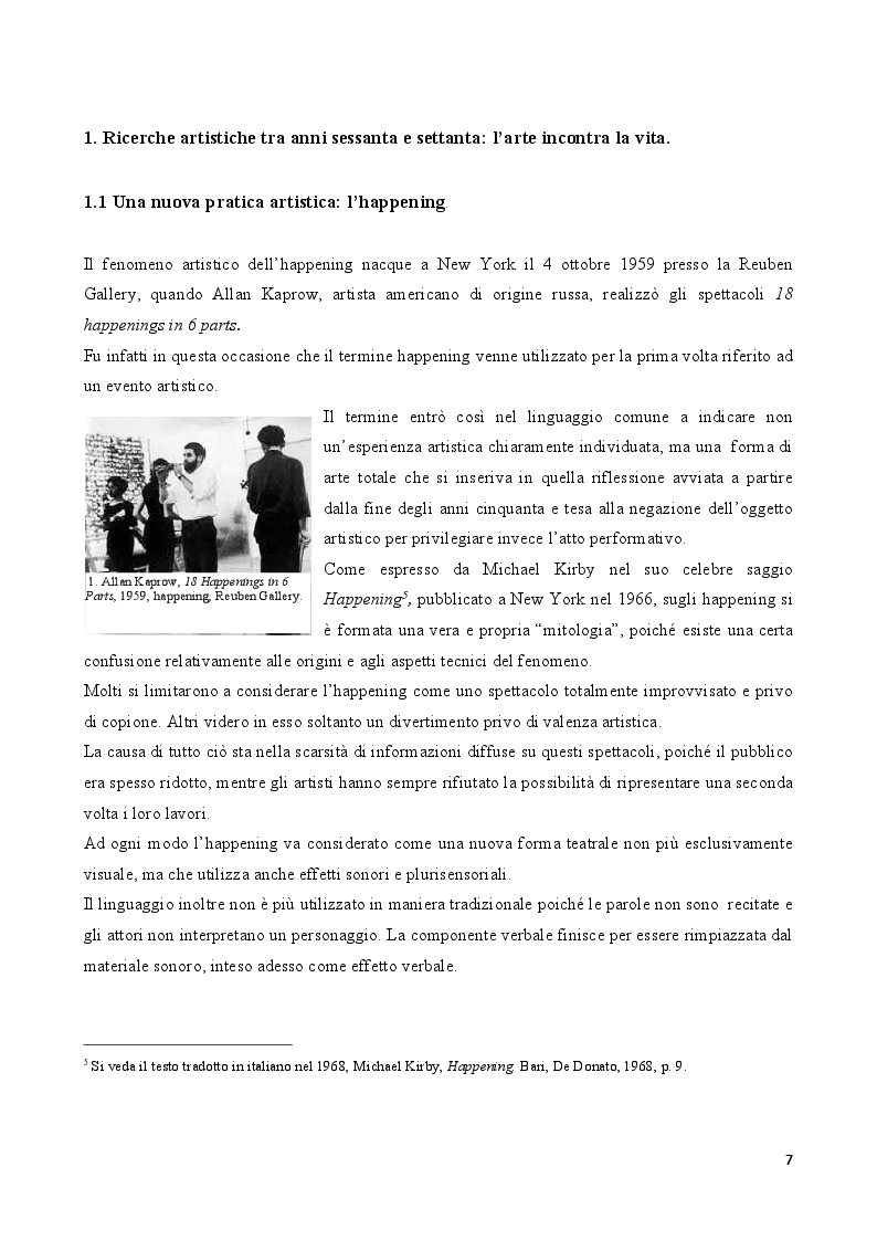 Anteprima della tesi: Rito e Catarsi nell'opera artistica di Hermann Nitsch, Pagina 6