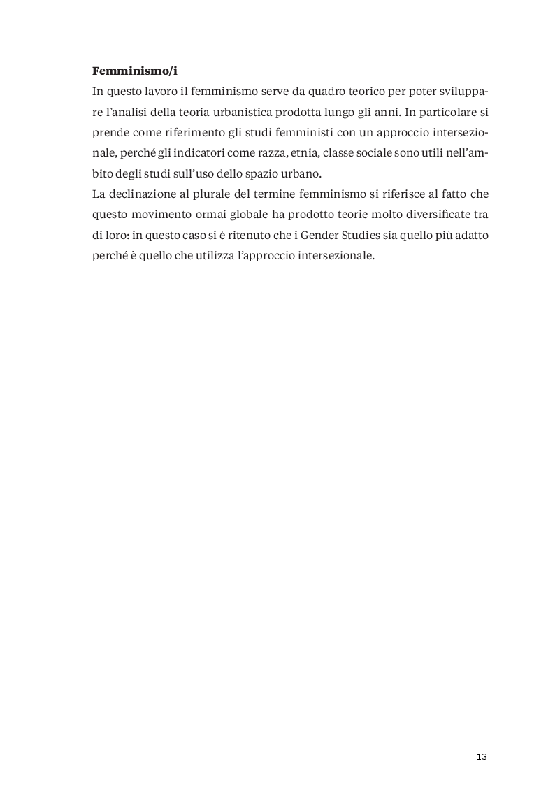 Anteprima della tesi: Città e genere: un'analisi dell'Urbanistica moderna per ripensare le politiche urbane con una prospettiva di genere , Pagina 3
