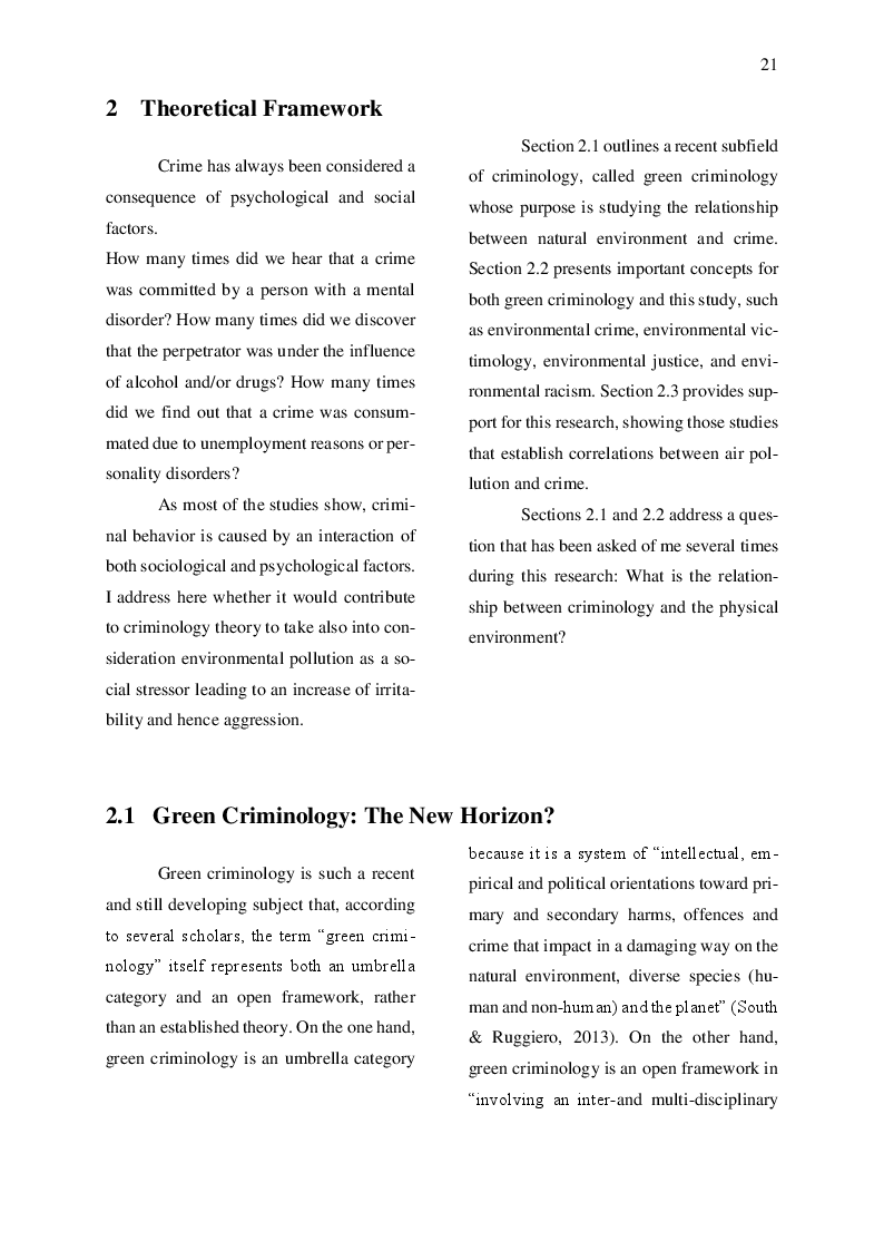 Anteprima della tesi: The Urgency of a “Green Criminology”: A Case Study of Air Pollution, Criminal Activity and Environmental Perception in the South Durban Basin (South Africa), Pagina 6