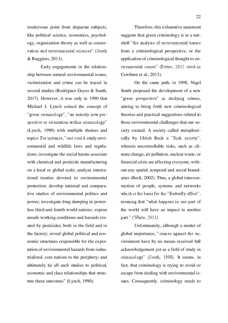 Anteprima della tesi: The Urgency of a “Green Criminology”: A Case Study of Air Pollution, Criminal Activity and Environmental Perception in the South Durban Basin (South Africa), Pagina 7