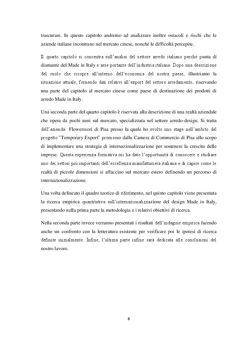 Anteprima della tesi: Qualità e strategie di internazionalizzazione delle PMI italiane: i risultati di un’indagine empirica sul settore arredo, Pagina 4