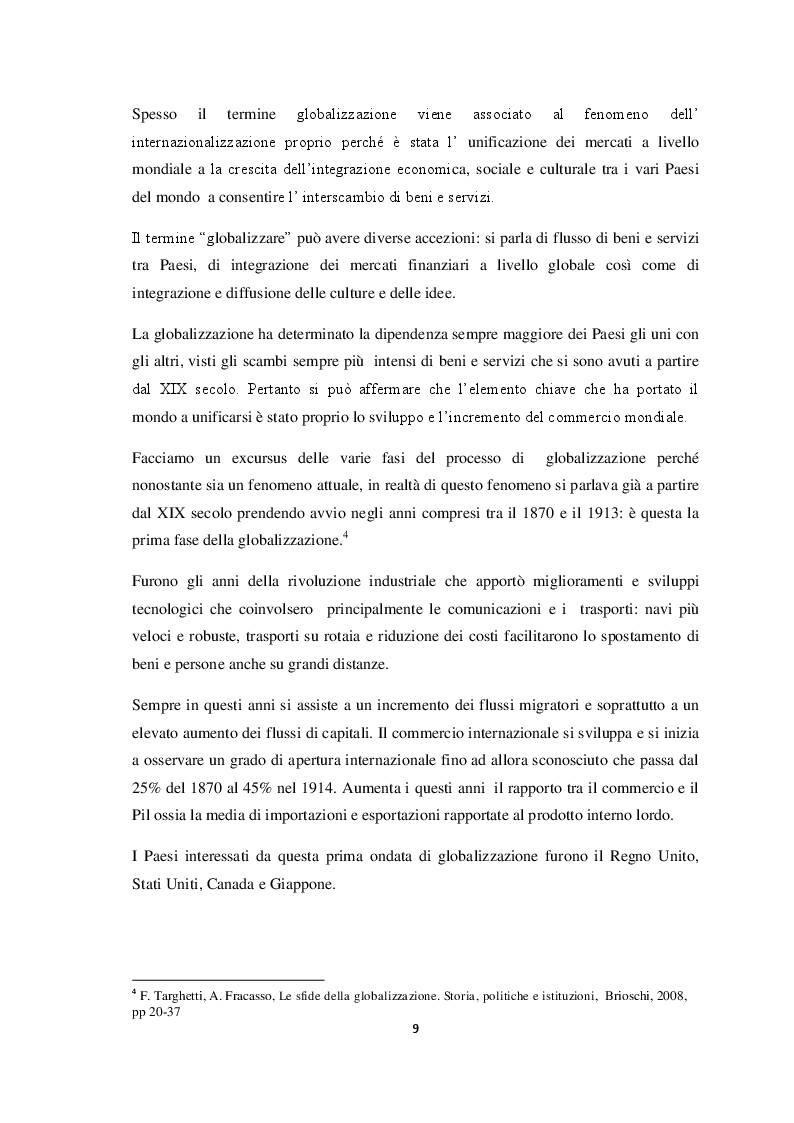 Anteprima della tesi: Qualità e strategie di internazionalizzazione delle PMI italiane: i risultati di un’indagine empirica sul settore arredo, Pagina 7