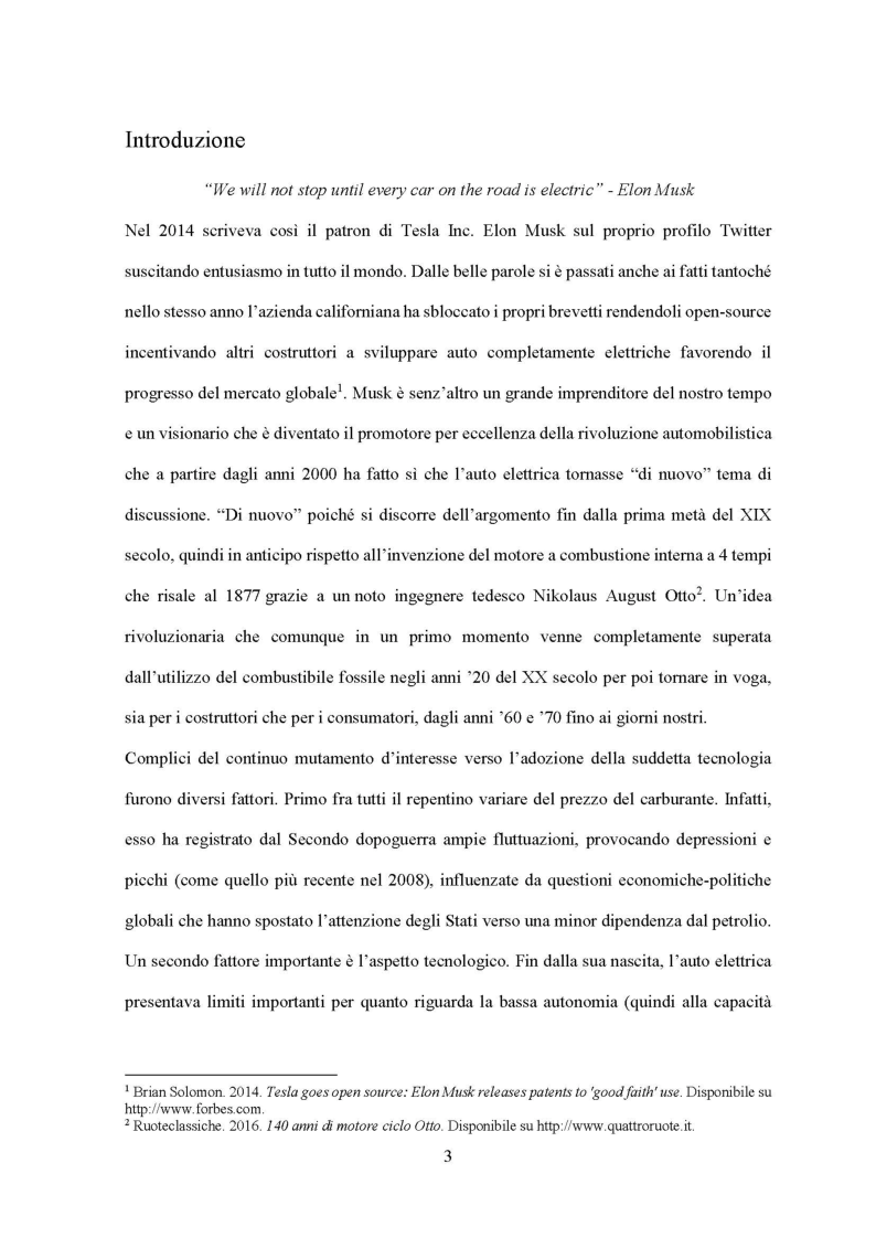 Anteprima della tesi: E-Mobility: Quando i Governi sono attori del mercato, Pagina 2