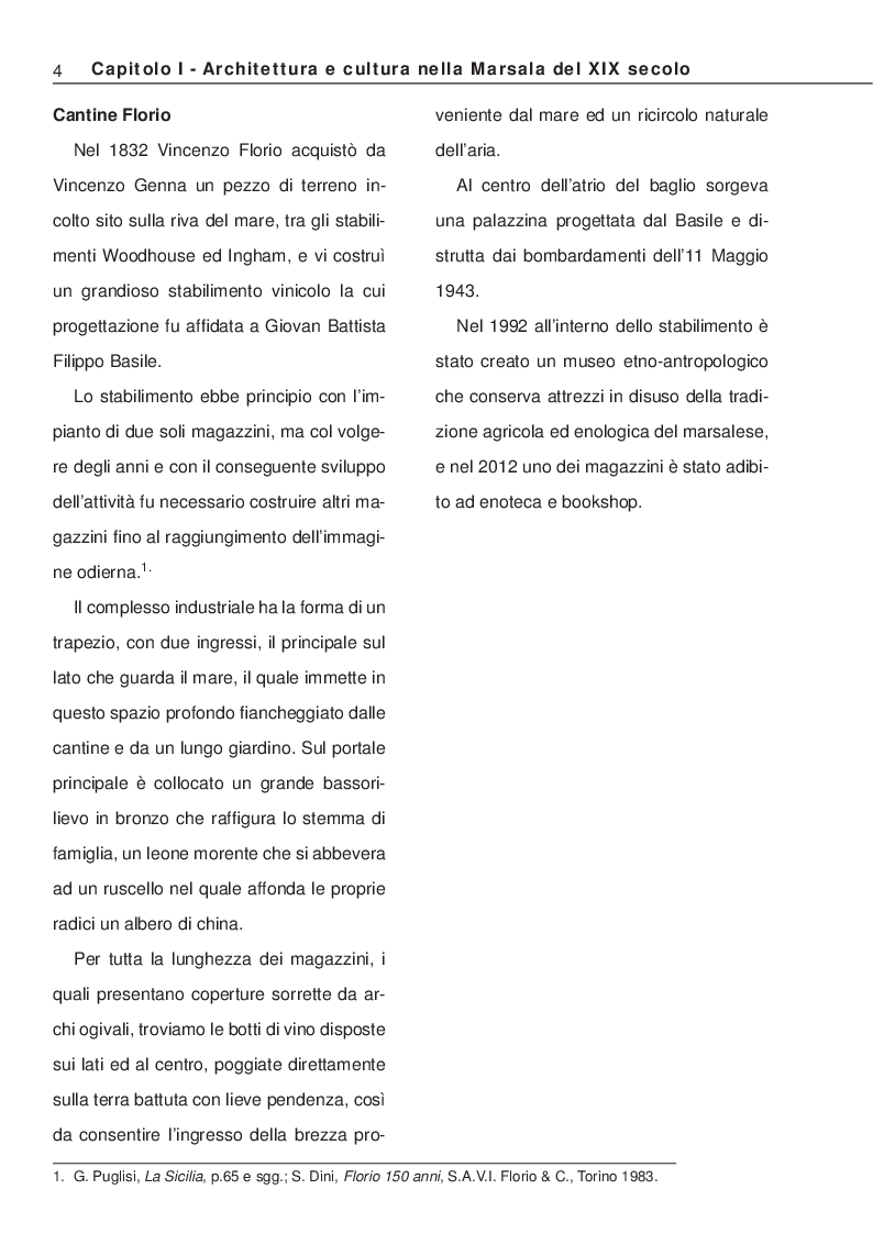 Anteprima della tesi: La Villa Ingham-Whitaker a Marsala: ricerca storica e restauro, Pagina 4