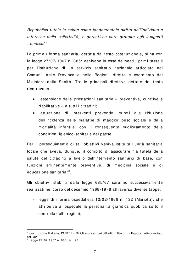 Anteprima della tesi: Analisi normativa e deontologica sull'attuale disparità di valutazione del servizio prestato in enti sanitari pubblici e privati. In merito alla petizione presentata presso il Senato della Repubblica, Pagina 5