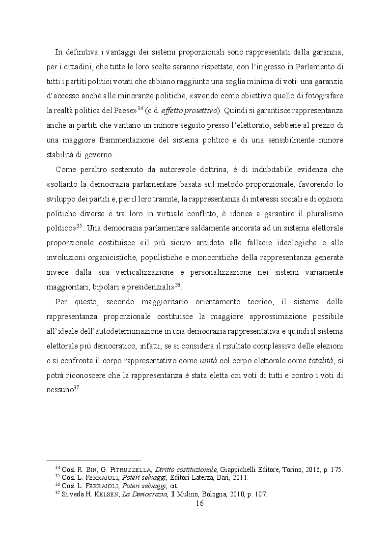 Estratto dalla tesi: L'evoluzione del sistema elettorale nell'ordinamento costituzionale italiano. Il ruolo della Corte costituzionale