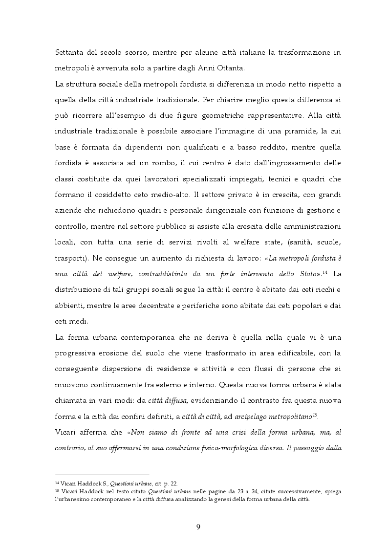 Estratto dalla tesi: Gentrification, un fenomeno sociale delle città contemporanee