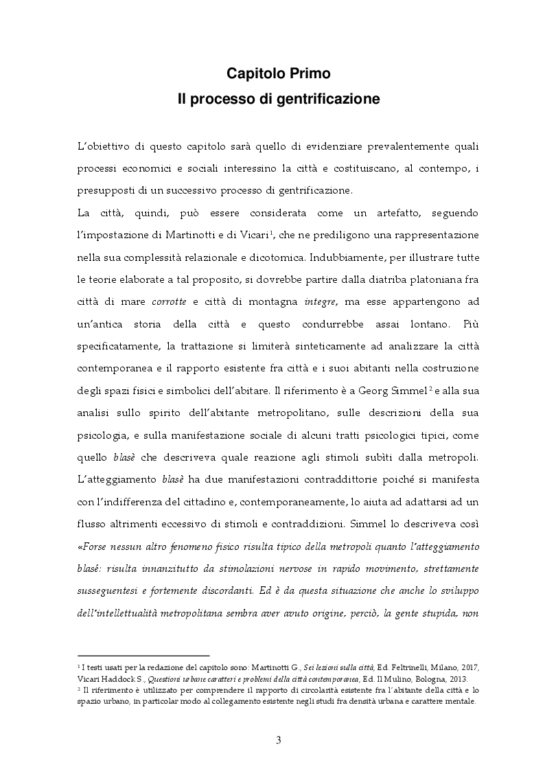 Anteprima della tesi: Gentrification, un fenomeno sociale delle città contemporanee, Pagina 4