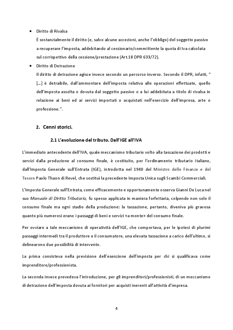 Anteprima della tesi: La disciplina del Reverse Charge e dello Split Payment, Pagina 5