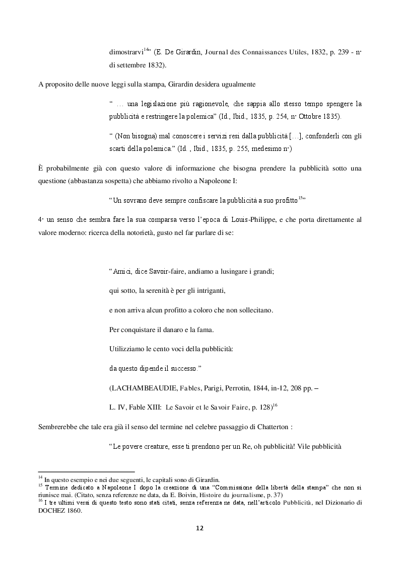 Anteprima della tesi: La langue de la réclame contemporaine - L'eziologia e la genesi della pubblicità francese degli anni '50 e l'analisi del suo codice pioneristico, Pagina 8