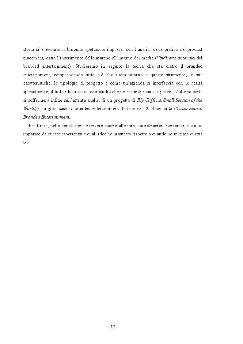 Anteprima della tesi: Branded Content e Branded Entertainment. La marca come Media Company., Pagina 6