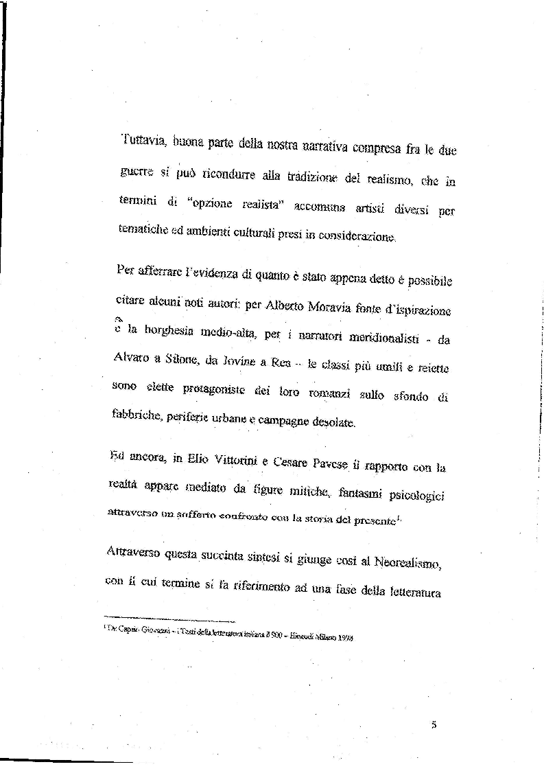 Anteprima della tesi: Le Storie Italiane di Vasco Pratolini, Pagina 3