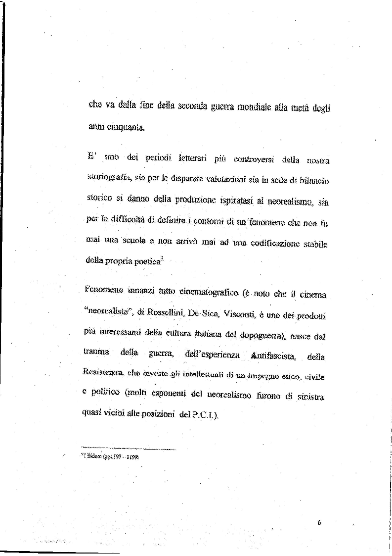 Anteprima della tesi: Le Storie Italiane di Vasco Pratolini, Pagina 4