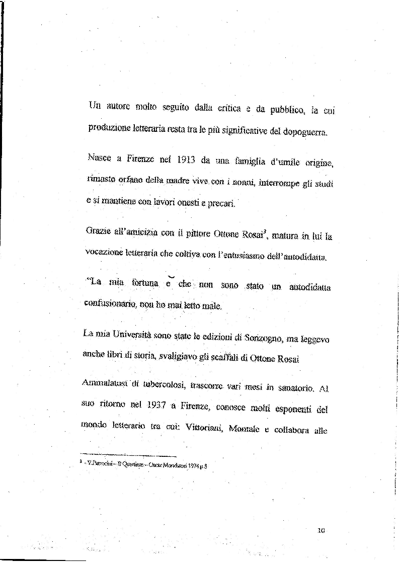 Anteprima della tesi: Le Storie Italiane di Vasco Pratolini, Pagina 8