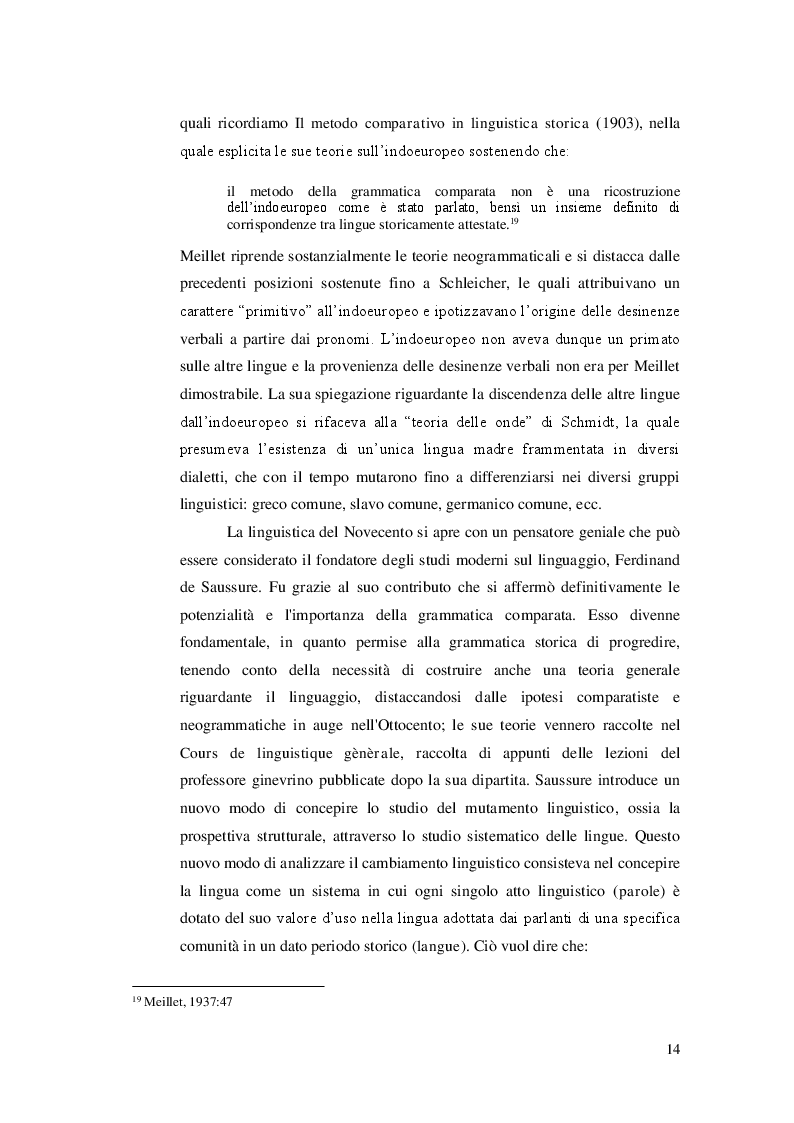 Estratto dalla tesi: Ricerca e analisi dei casi di grammaticalizzazione nelle lingue germaniche occidentali: inglese, tedesco e nederlandese a confronto.