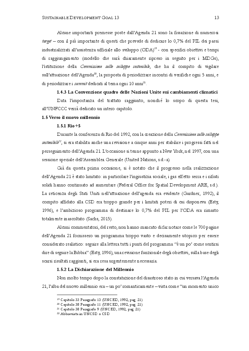 Estratto dalla tesi: Sustainable Development Goal 13: “Promuovere azioni, a tutti i livelli, per combattere il cambiamento climatico”. Prospettive per il 2030