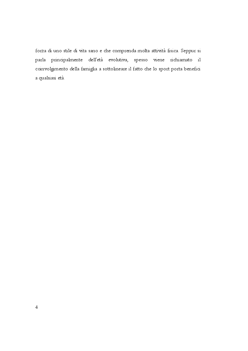 Anteprima della tesi: Relazione tra pratica sportiva e carriera scolastica, Pagina 5