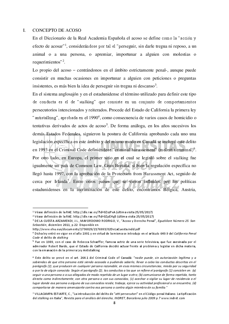 Anteprima della tesi: Una aproximación al análisis y al estudio del acoso escolar (Approccio all'analisi e allo studio del bullismo), Pagina 5