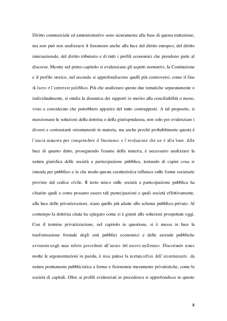 Anteprima della tesi: La governance delle società a controllo pubblico, Pagina 5
