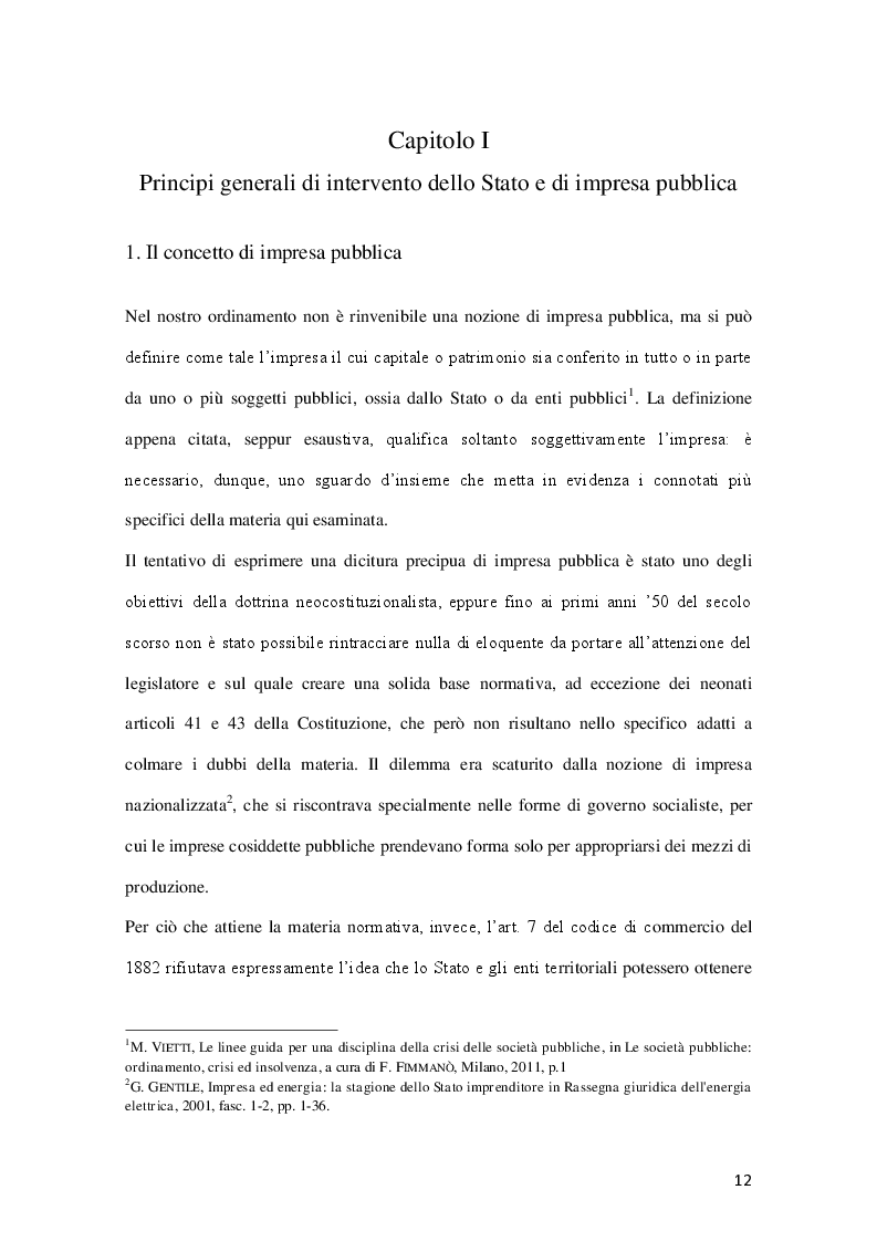 Anteprima della tesi: La governance delle società a controllo pubblico, Pagina 9