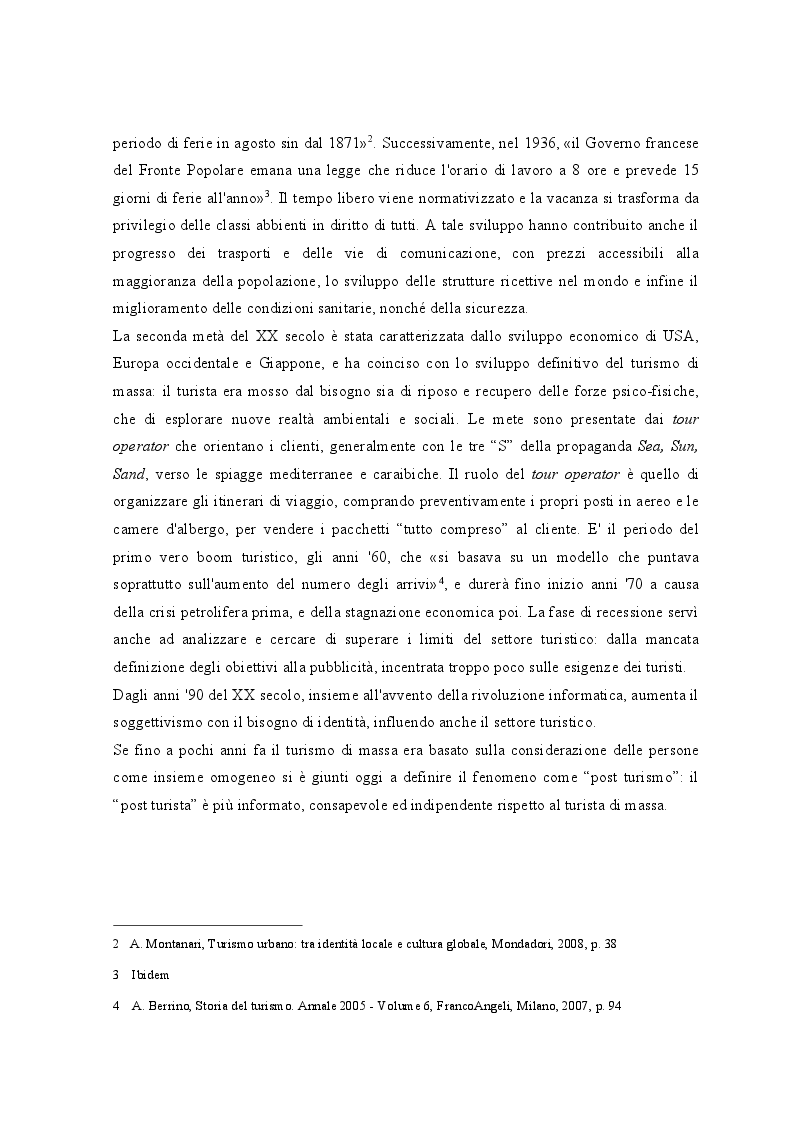 Anteprima della tesi: Lo sviluppo dei Bed and Breakfast e gli effetti sul turismo urbano. Il caso di Lecce, Pagina 6