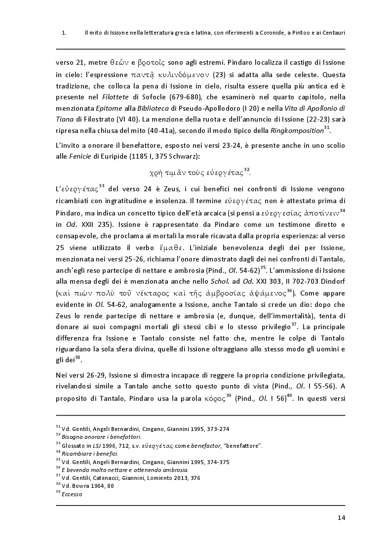 Estratto dalla tesi: Un paradigma mitico: Issione nel "Filottete" di Sofocle