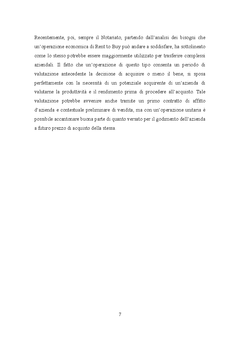 Anteprima della tesi: Profili civilistici e fiscali del Rent to Buy, Pagina 6