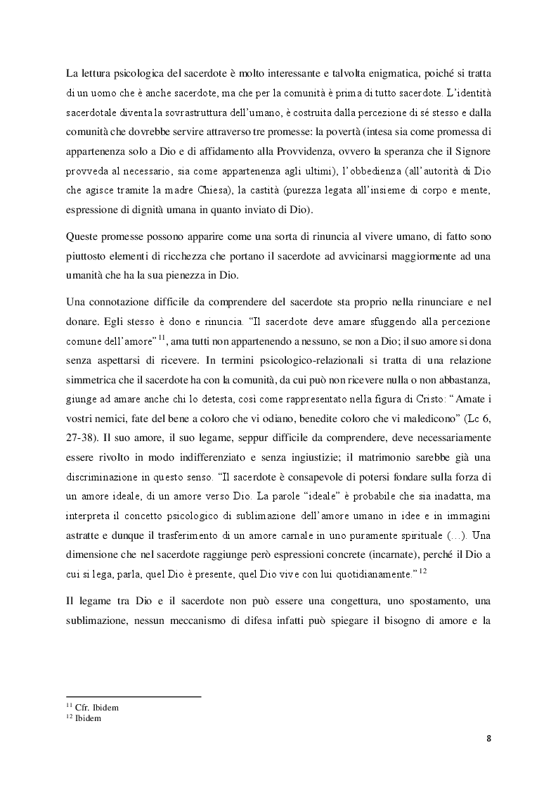 Estratto dalla tesi: Non nel mio nome. La pedofilia nel clero.