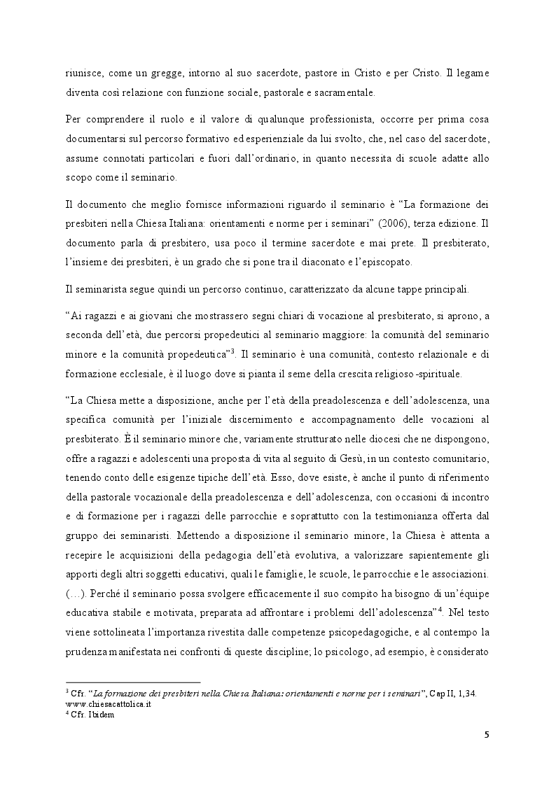 Anteprima della tesi: Non nel mio nome. La pedofilia nel clero., Pagina 6