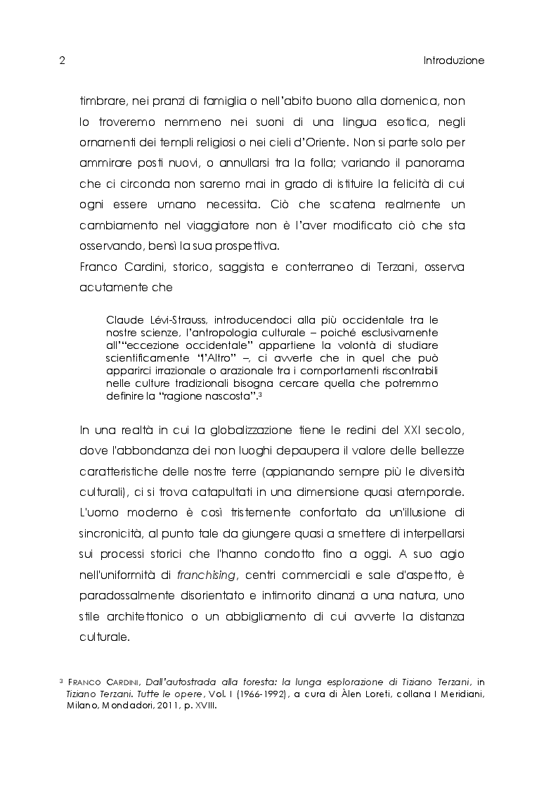 Anteprima della tesi: Tiziano Terzani. Viaggio introspettivo alla ricerca della Verità., Pagina 4