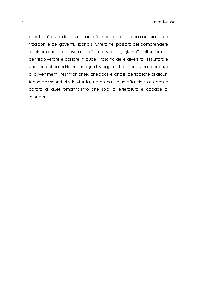 Anteprima della tesi: Tiziano Terzani. Viaggio introspettivo alla ricerca della Verità., Pagina 6