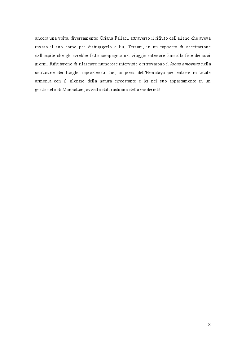 Anteprima della tesi: Oriana Fallaci e Tiziano Terzani: dissonanze e intrecci di due vite tra giornalismo e letteratura , Pagina 4