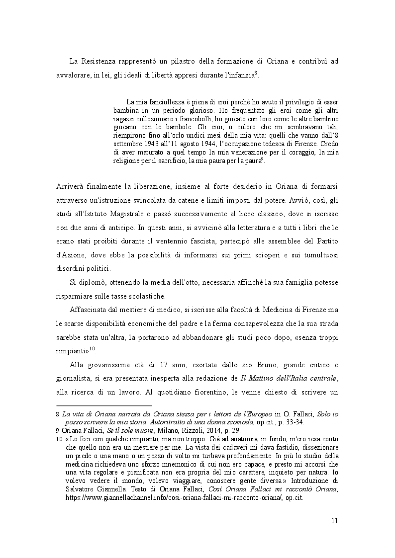 Anteprima della tesi: Oriana Fallaci e Tiziano Terzani: dissonanze e intrecci di due vite tra giornalismo e letteratura , Pagina 7