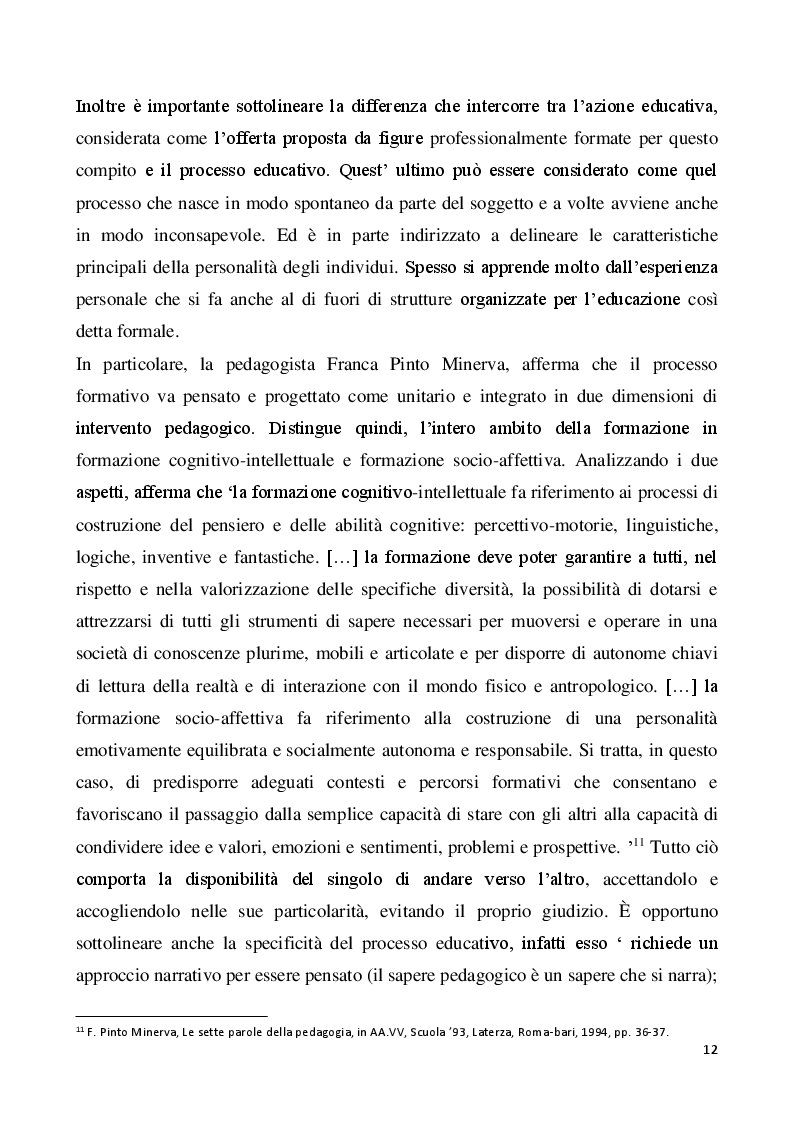 Estratto dalla tesi: Il metodo autobiografico come strumento per la ri-progettazione esistenziale